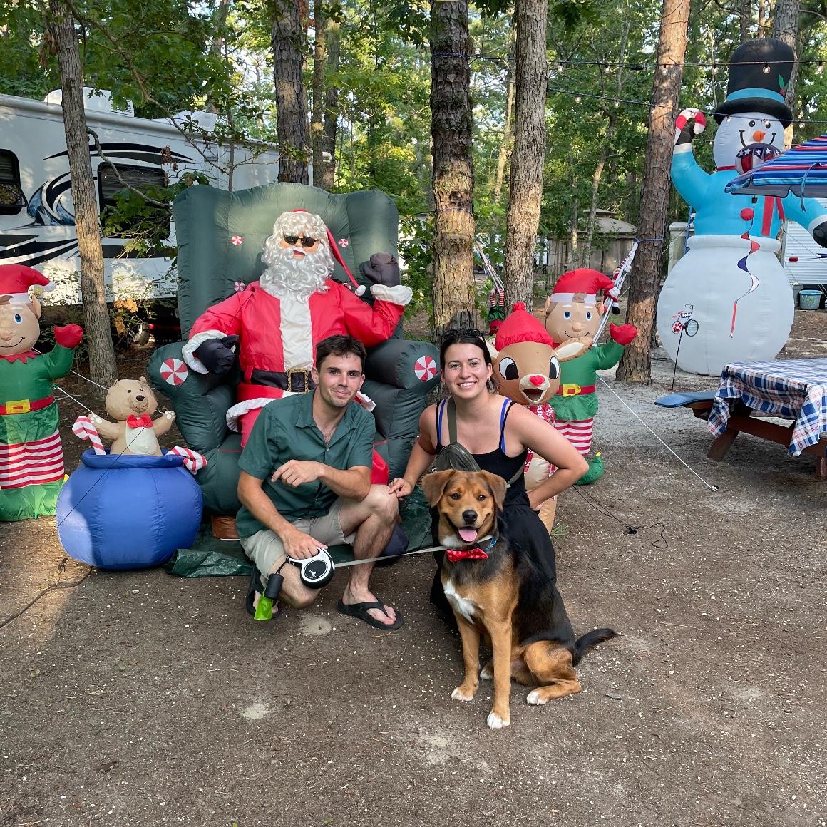 Christmas in July at the campground