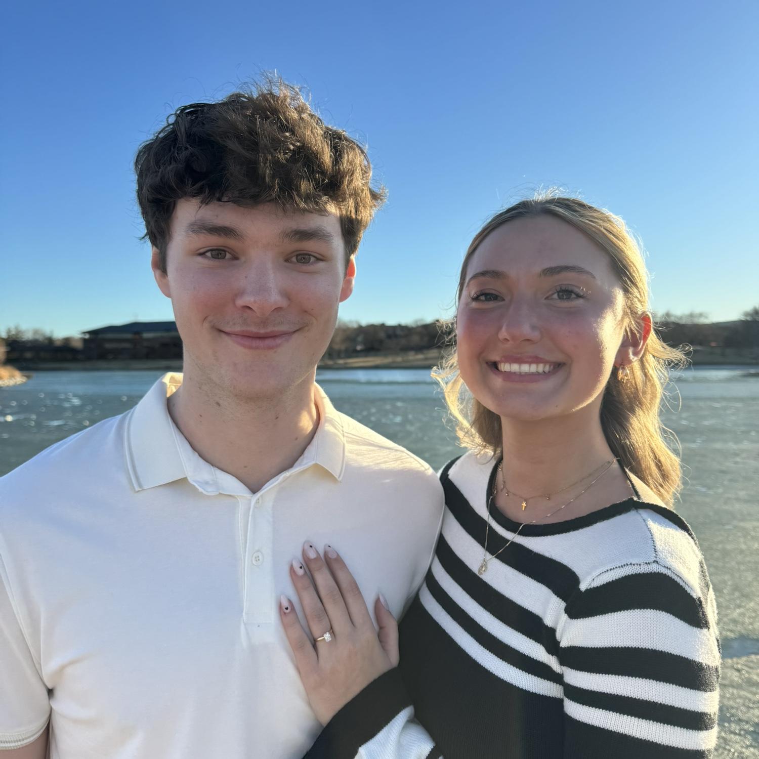 Right after Cole proposed! February 26th, 2025.