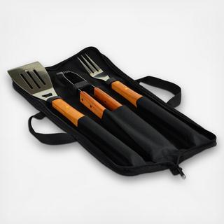 4-Piece BBQ Tool Set