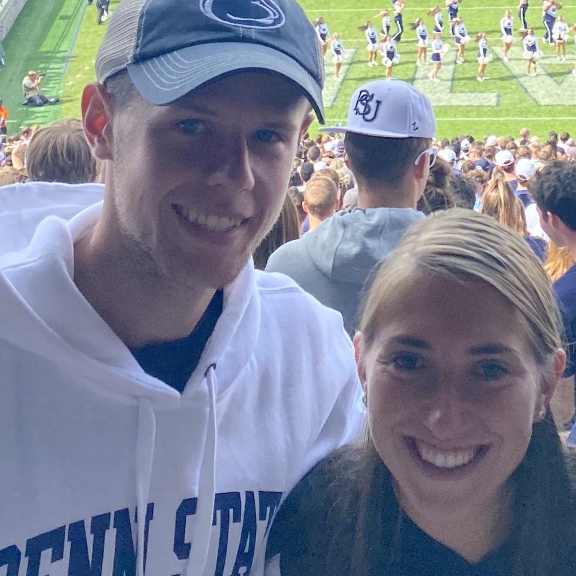 Our first photo together