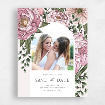 Beige Photo Wedding Save the Date - Granger Photo