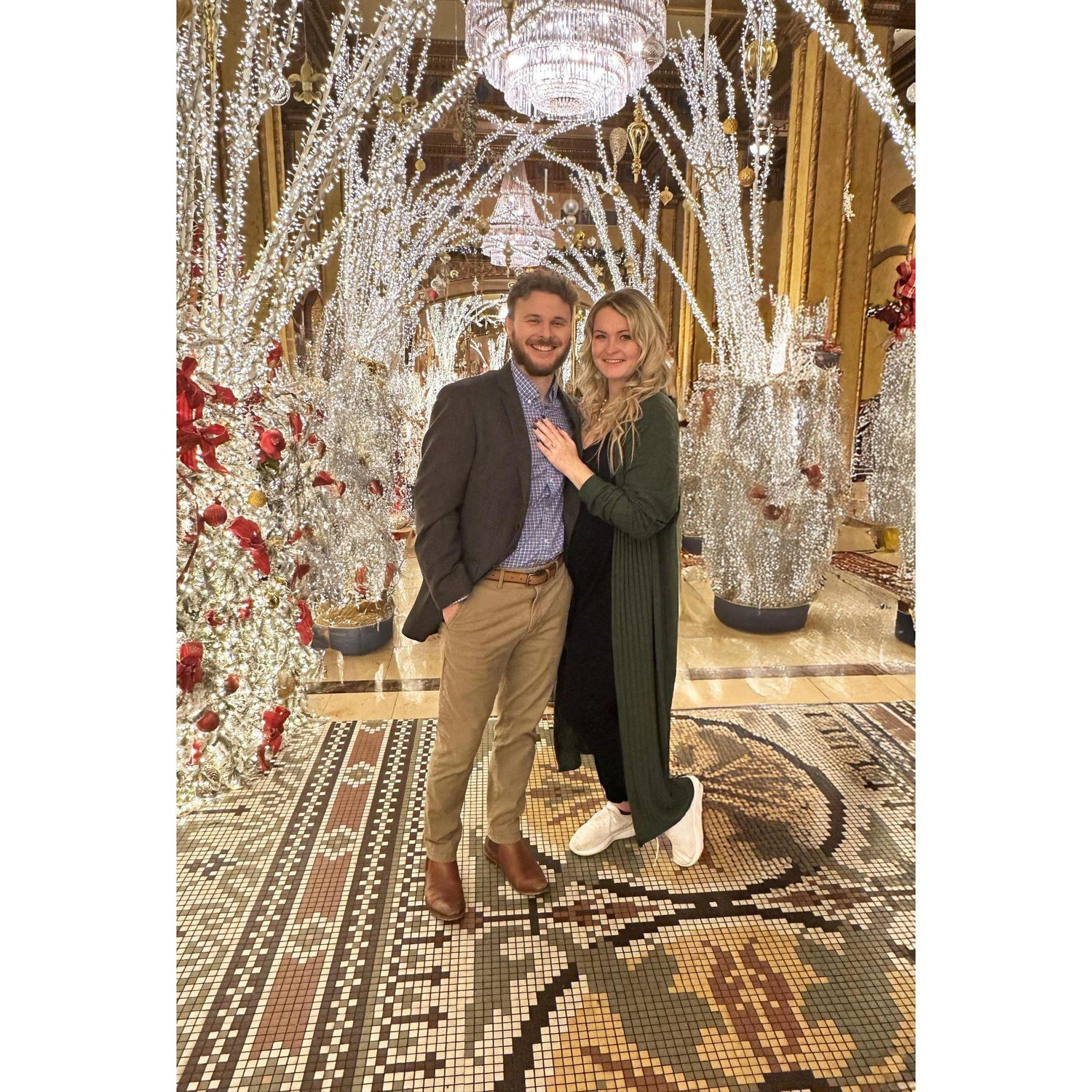 Engagement at the Roosevelt in New Orleans at Christmas!