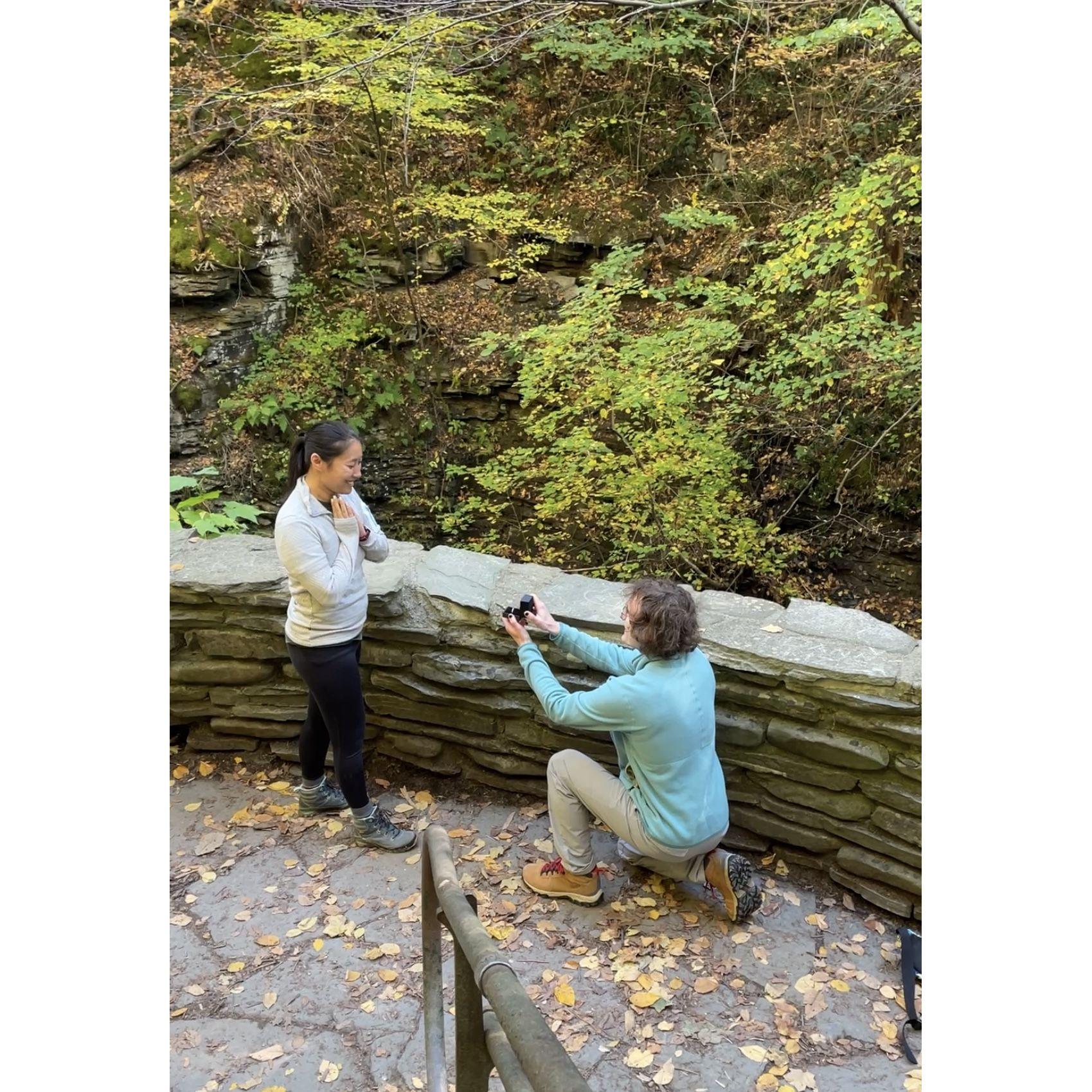 Proposal at Watkins Glenn