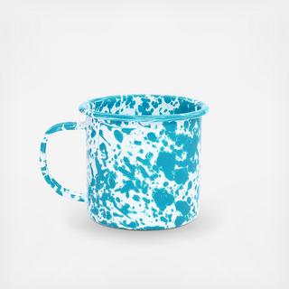 Splatter Enamelware Mug, Set of 4