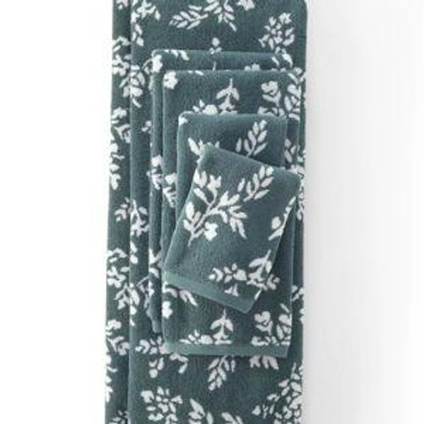 Cotton Jacquard 6-Piece Bath Towel Set