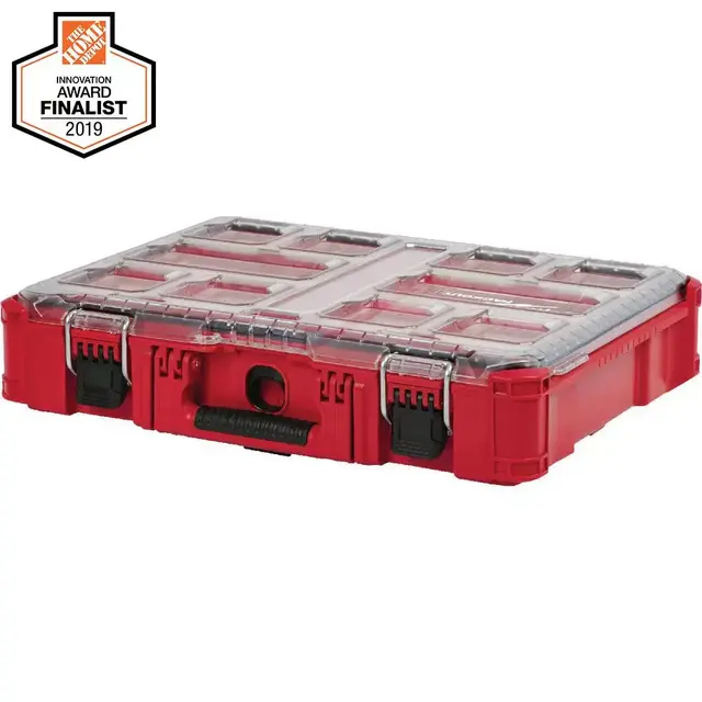 PACKOUT 11-Compartment Impact Resistant Portable Small Parts Organizer