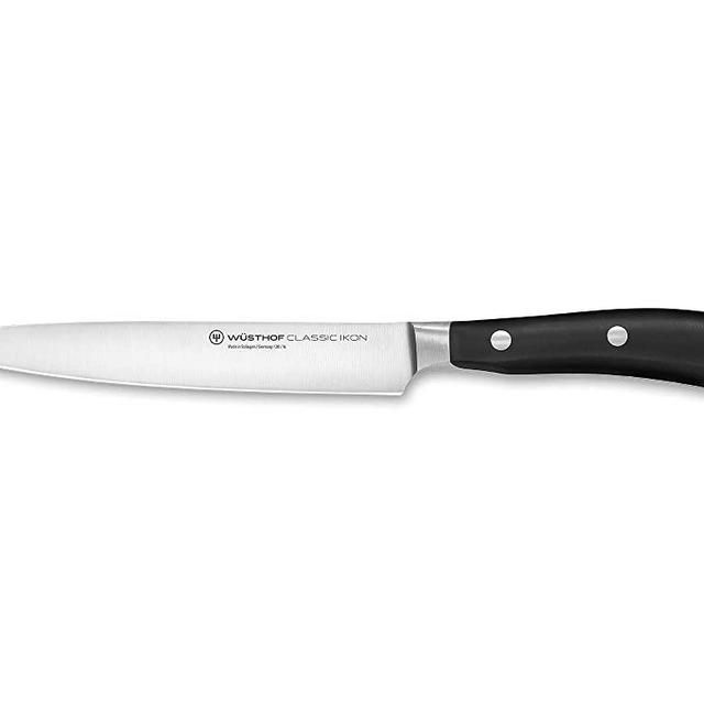 Wüsthof Classic IKON Utility Knife, black (6 inches) (1040330716)
