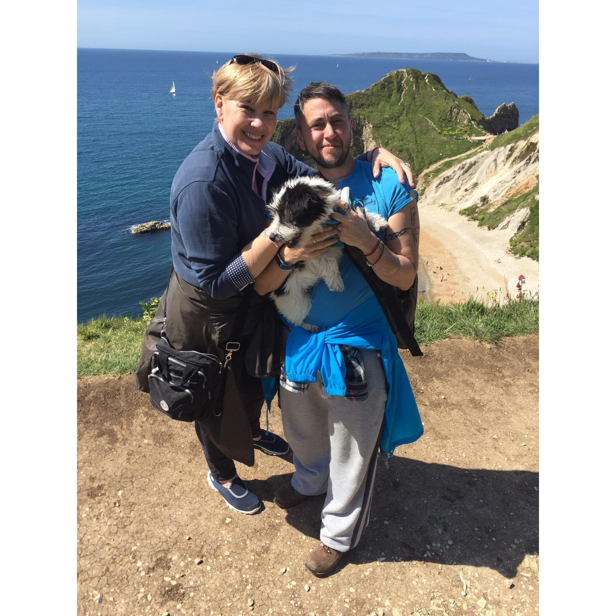 Our first camping trip and quality time together..... oh how he loves camping.......Not!