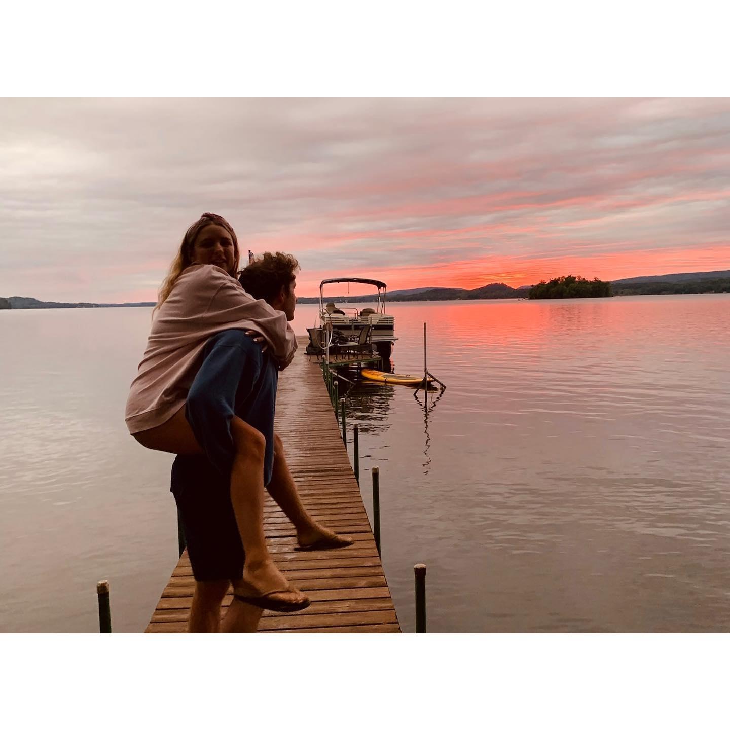 Our fav pic by our fav lake :)