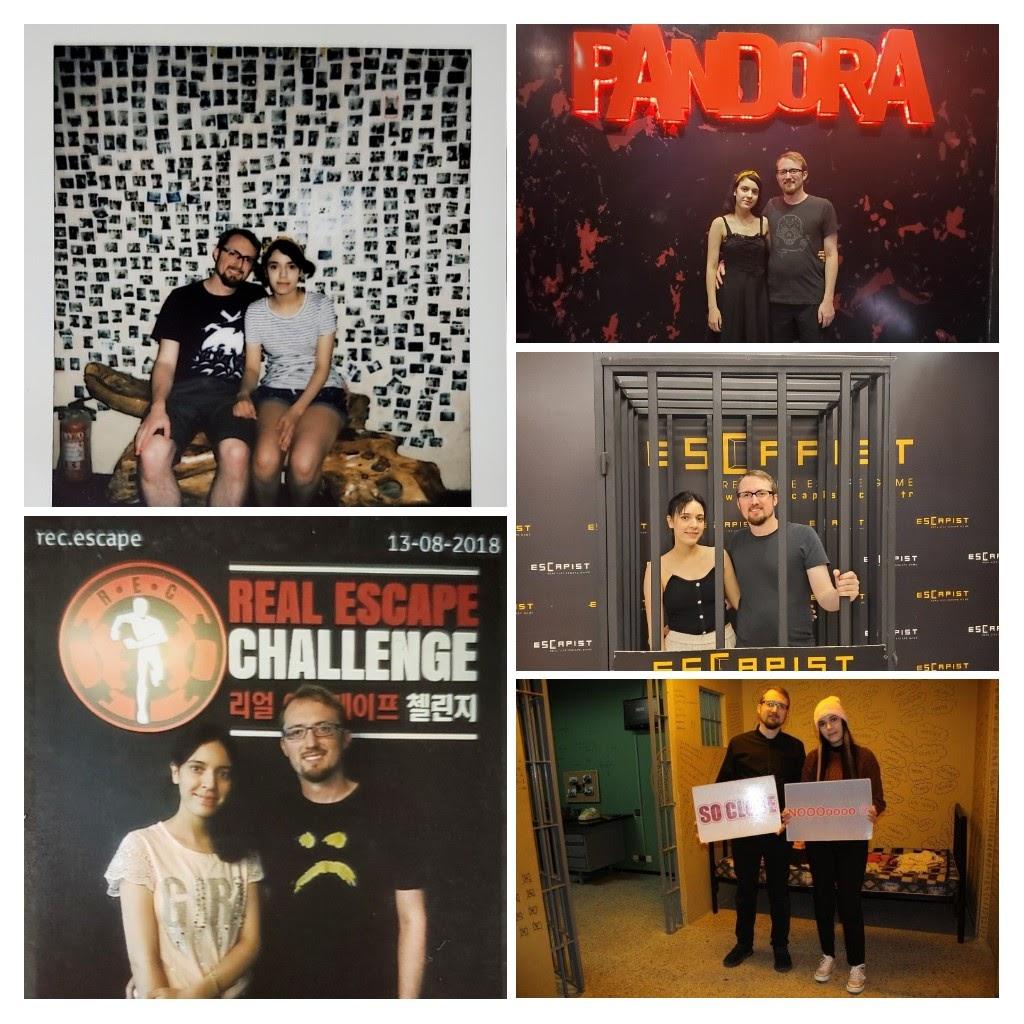A few of the many escape rooms we've