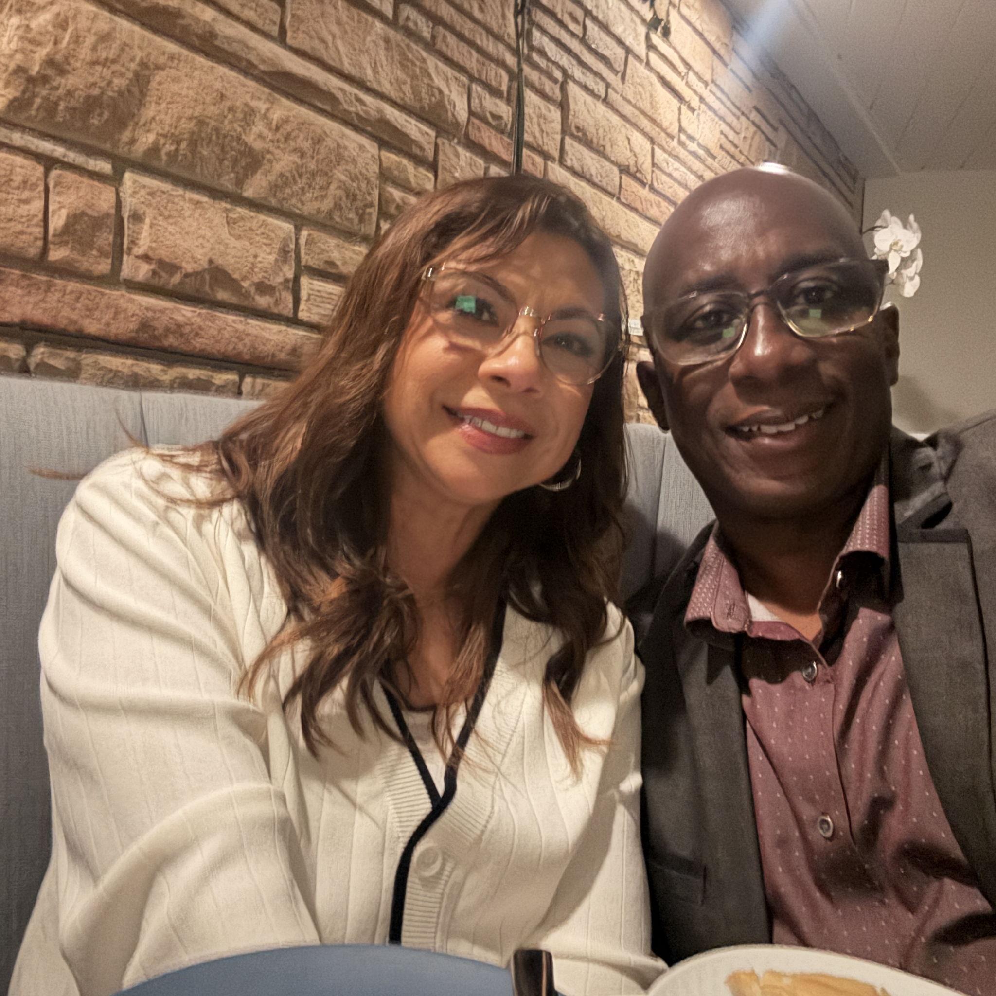 Having Dinner with my gift from God! 😜