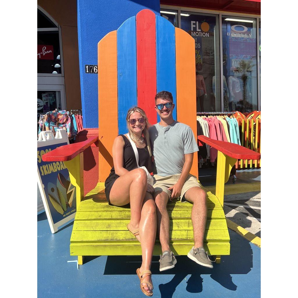 Our first vacation together at PCB, FL