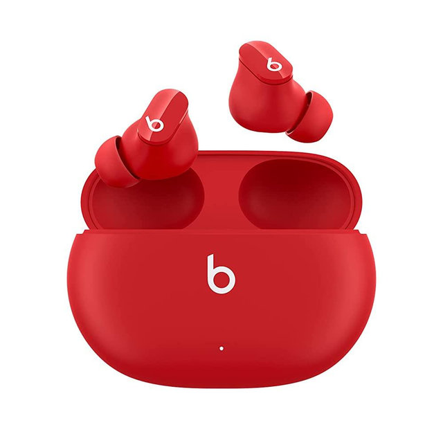 New Beats Studio Buds – True Wireless Noise Cancelling Earbuds – Compatible with Apple & Android, Built-in Microphone, IPX4 Rating, Sweat Resistant Earphones, Class 1 Bluetooth Headphones - Red