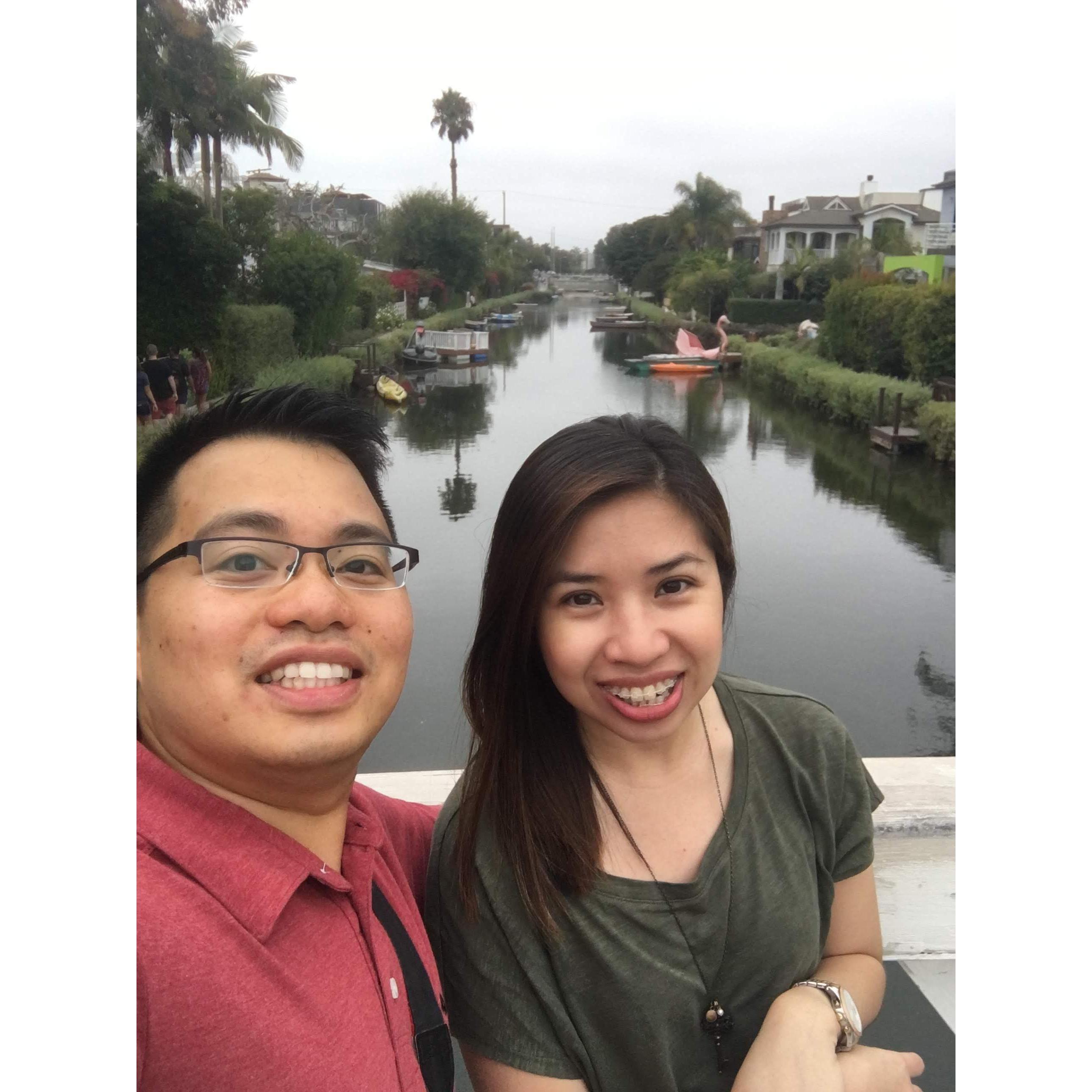 Venice Canal, where the movie "The little Rascals" was filmed.