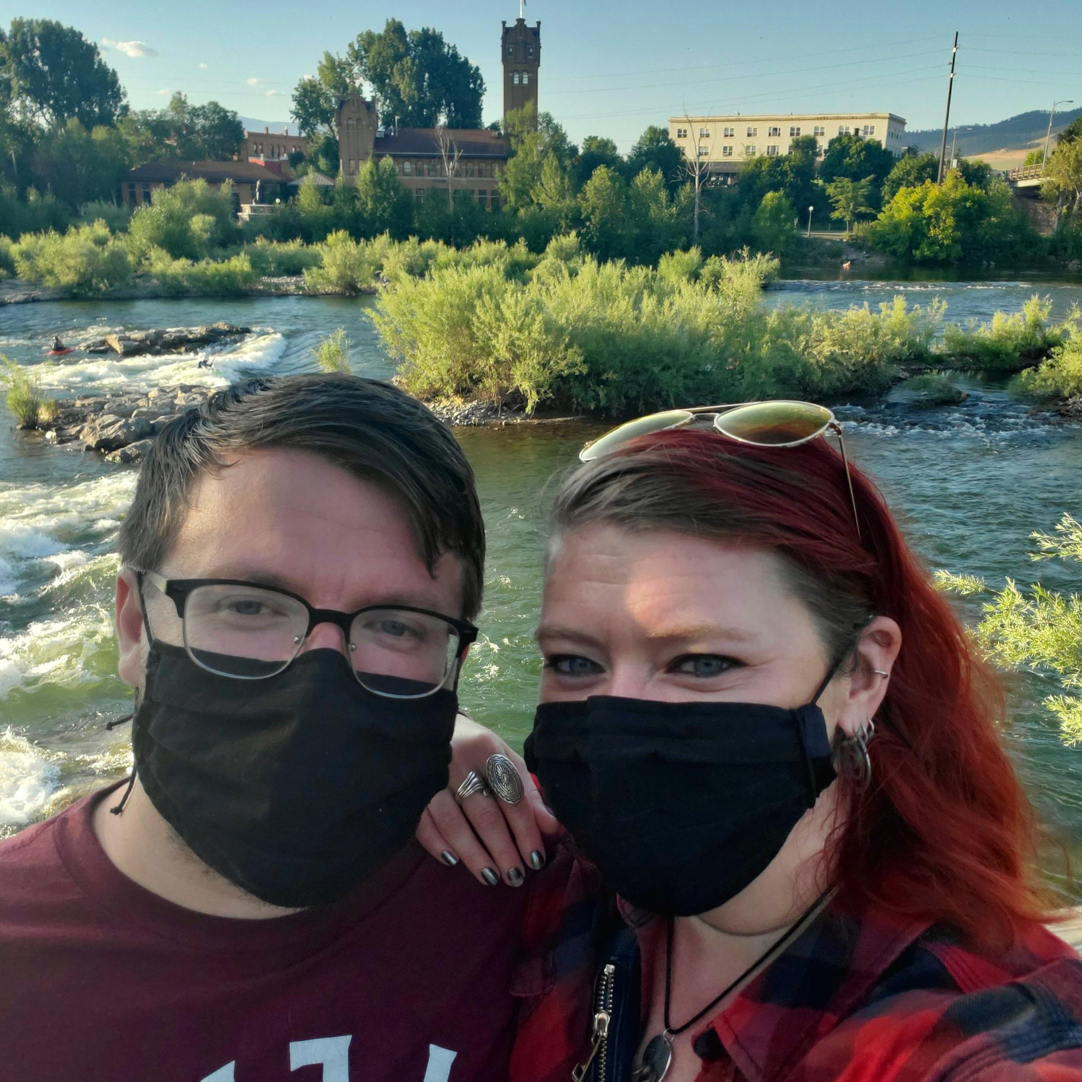 Newly engaged in Montana.