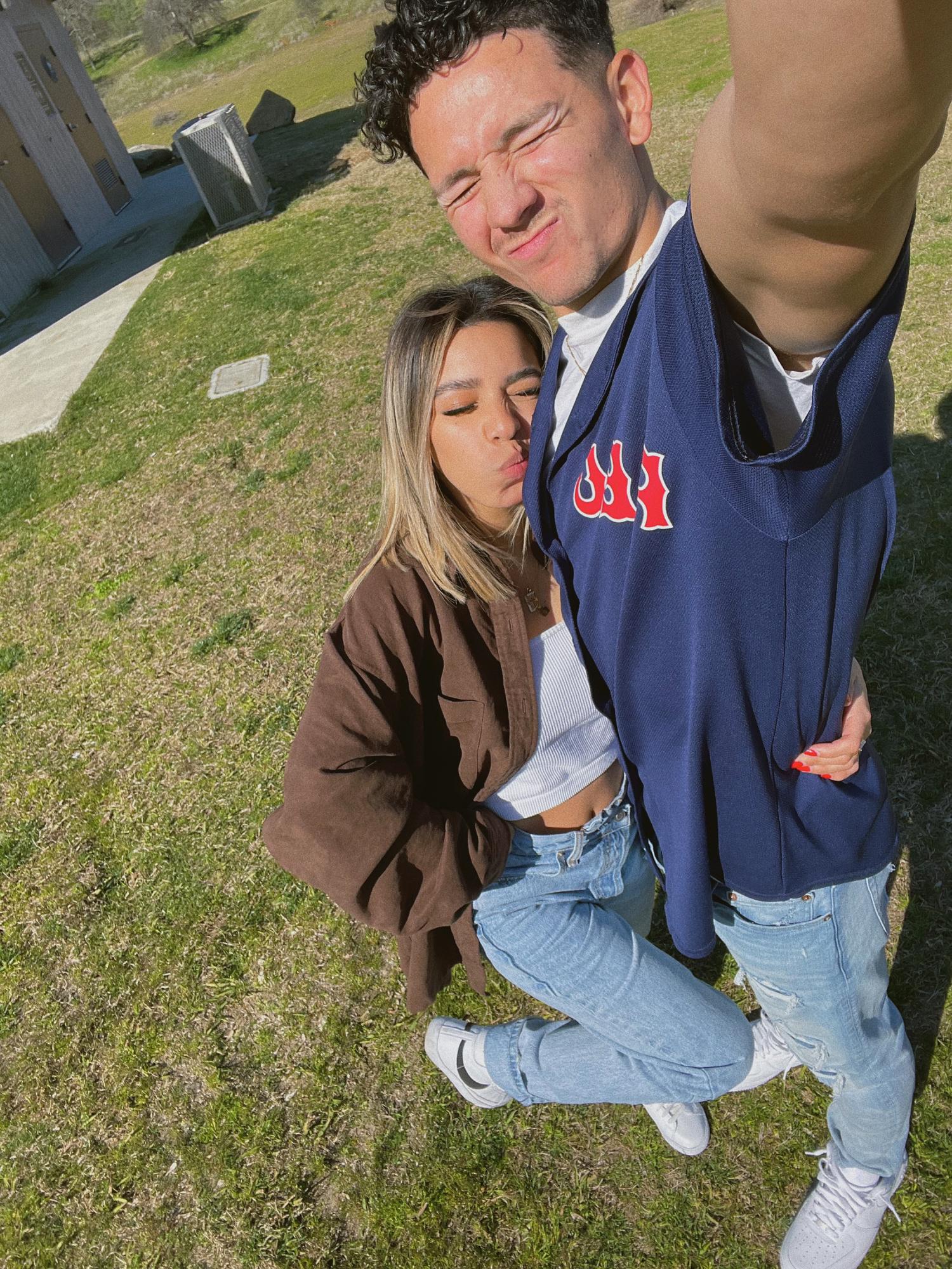 Israel’s 21st birthday 🥳 (we both couldn’t fit in the pic because of our height difference lol)