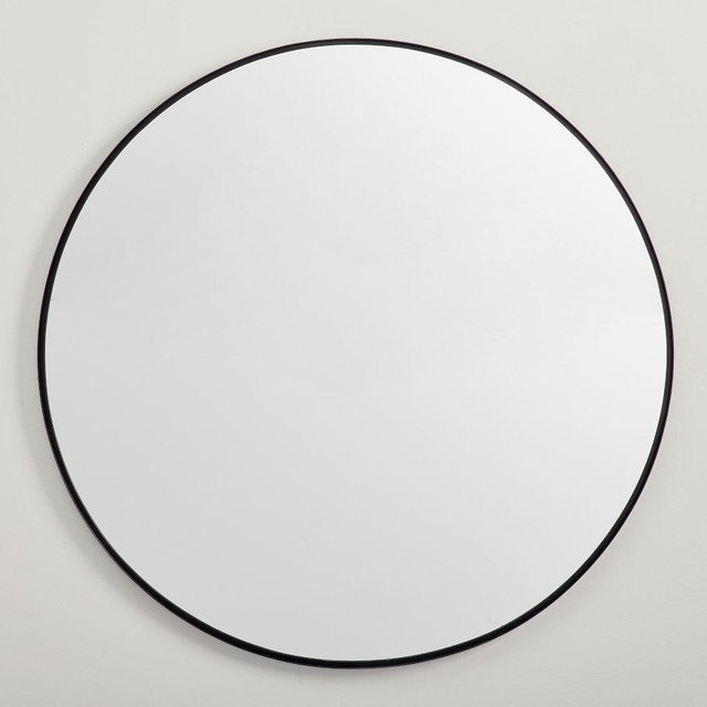 Stowe Mirror, 40" Round - Black