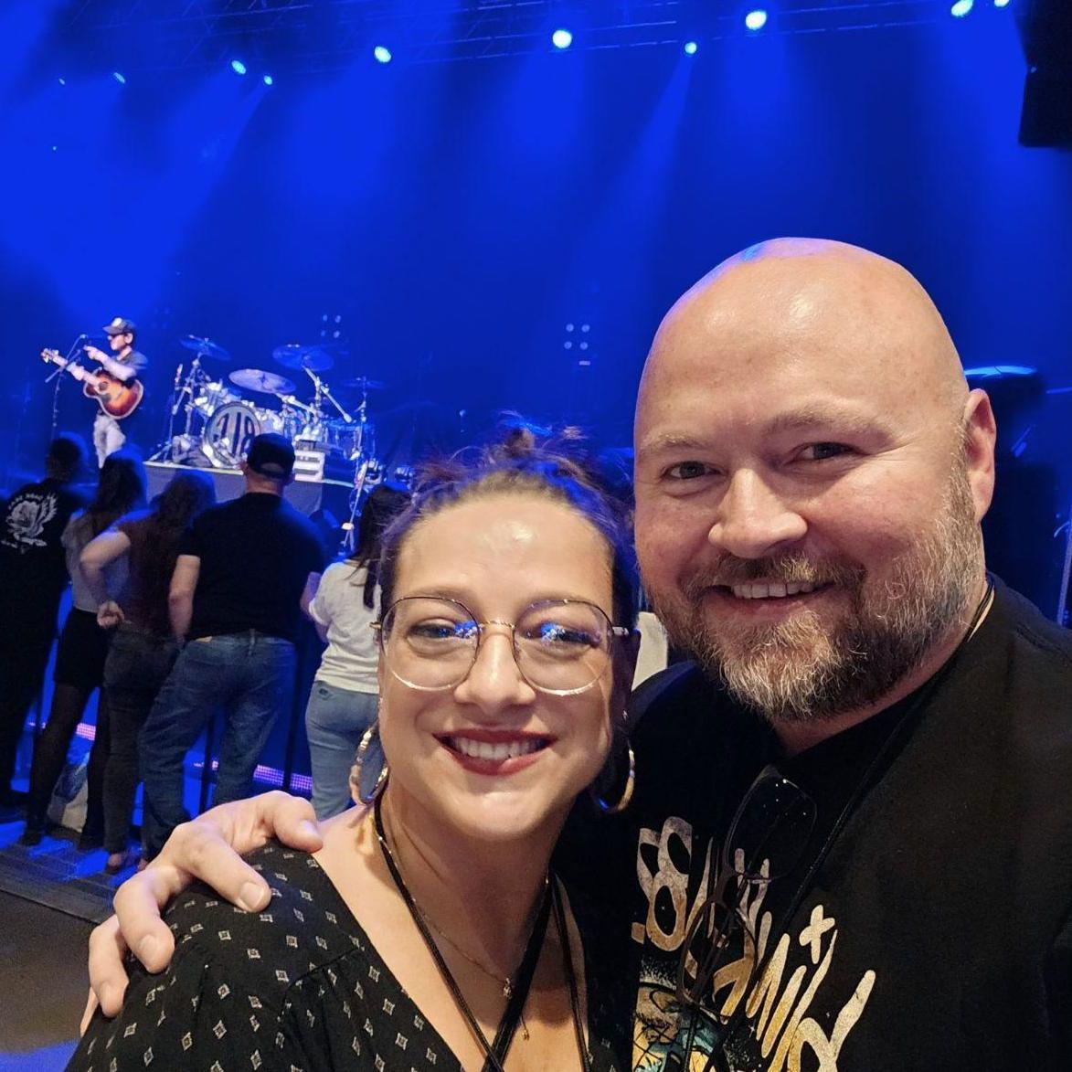 Joe made sure Renee got a VIP experience with her all-time favorite band.