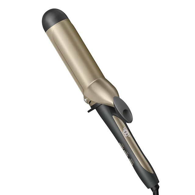 INFINITIPRO BY CONAIR Tourmaline Ceramic 1 ¾ -Inch Curling Iron, 1 ¾ -Inch Barrel Produces Voluminous Curls, Hair Curler for Use on Medium and Long Hair, Dark Gray