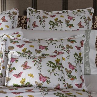 Baudin Butterfly Quilted Euro Sham