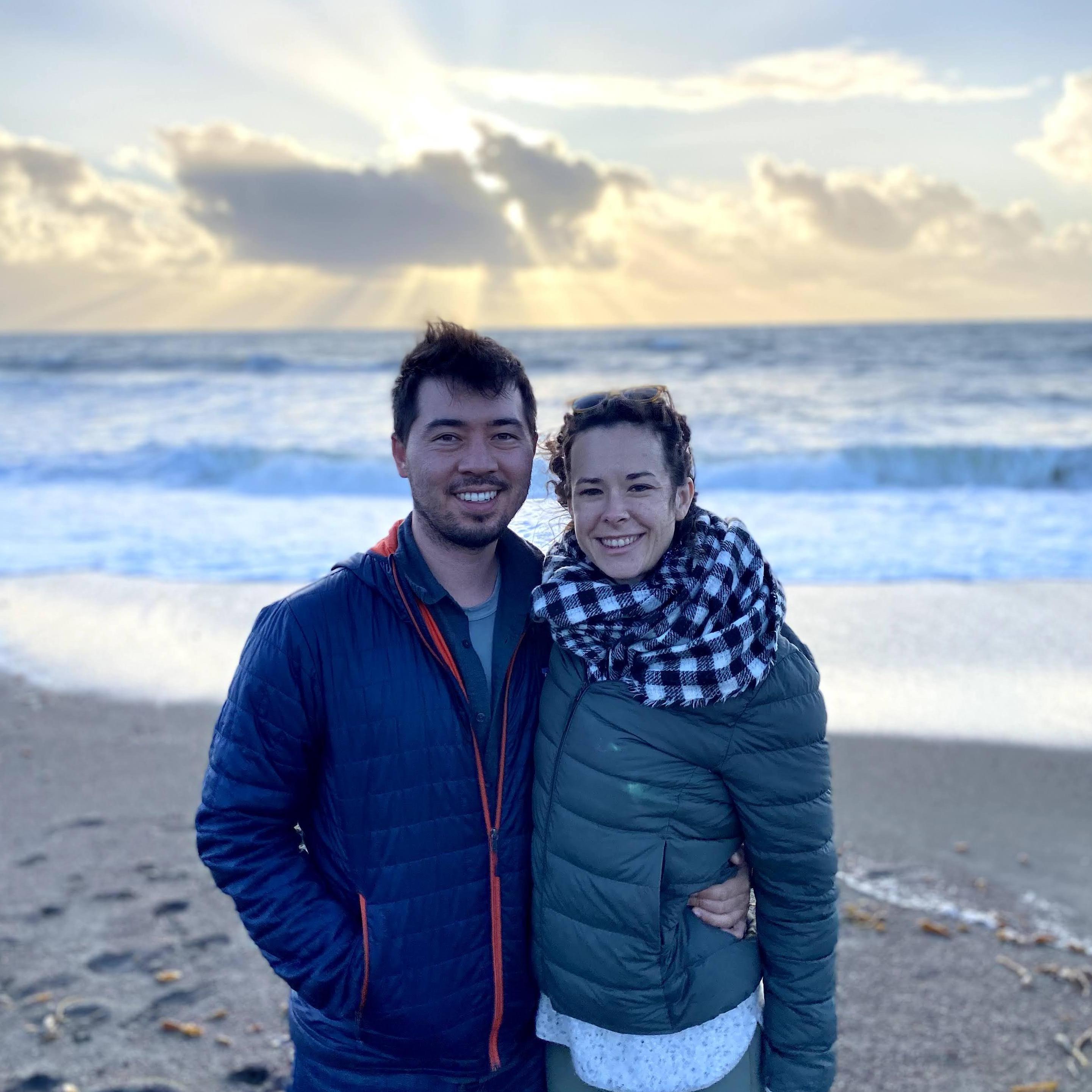 November 2020: Coastal walks during Emie's birthday weekend.