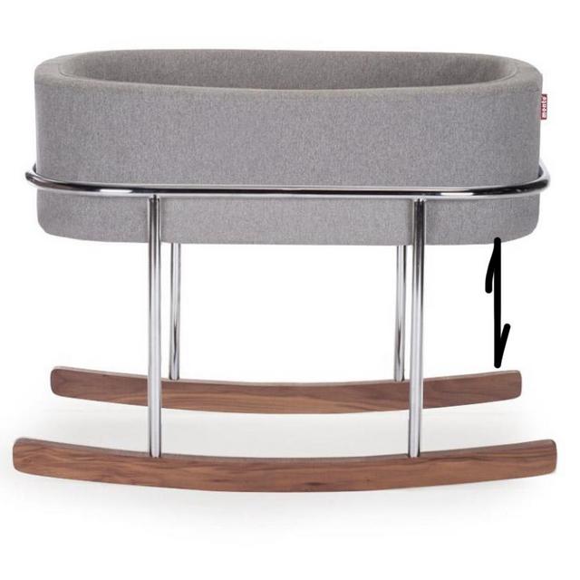 Rockwell Bassinet - Heather Grey