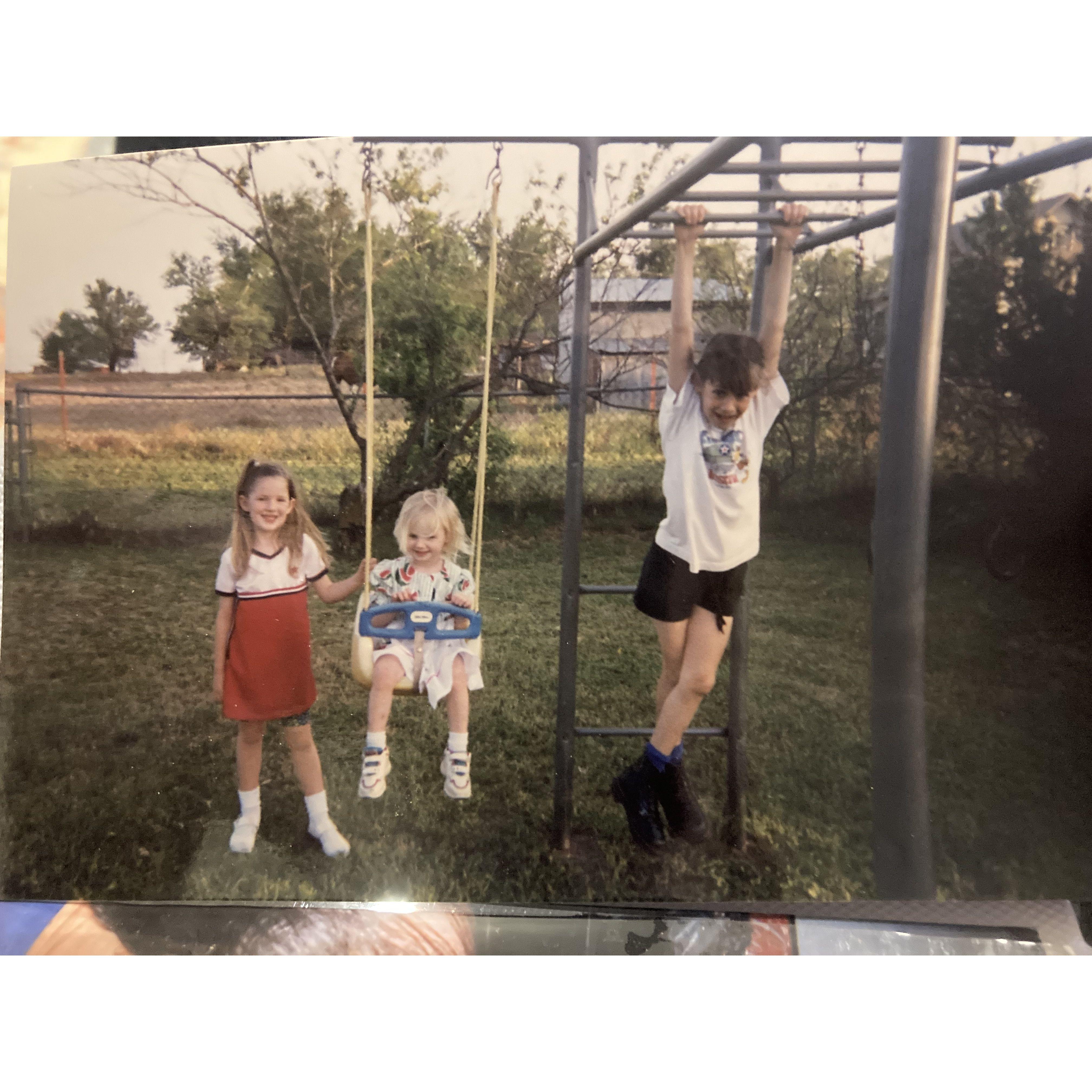 Annamaria Stone, Claire Marie, Rachel Stone Thomas, OK Circa 1998