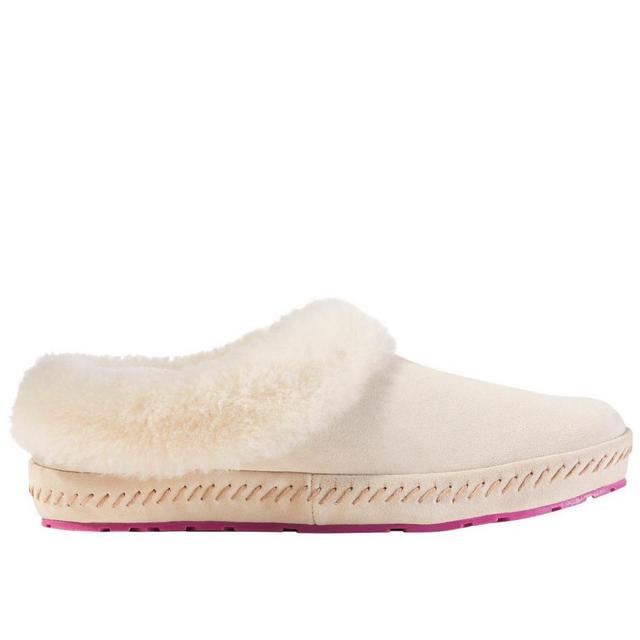 L.L.Bean Women's Wicked Good Slippers, Natural/Berry