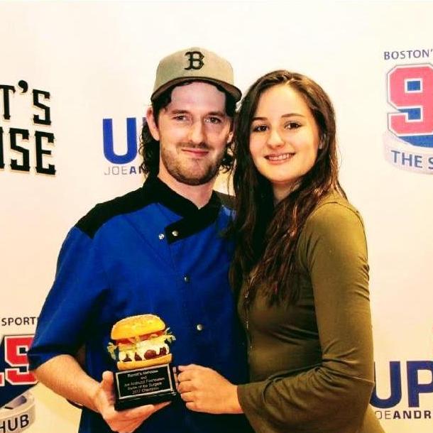 When Chris won a Very Important Burger Trophy and Kaleigh got to wear a cute dress and eat free dinner