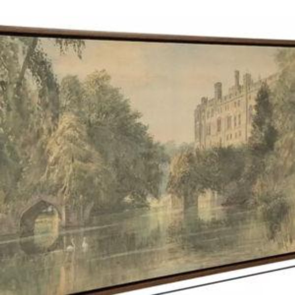 Vintage Castle Canvas Wall Decor | Hobby Lobby | 2439669