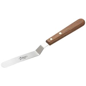 Ateco 1385 Offset Spatula with 4.5-Inch Stainless Steel Blade, Wood Handle
