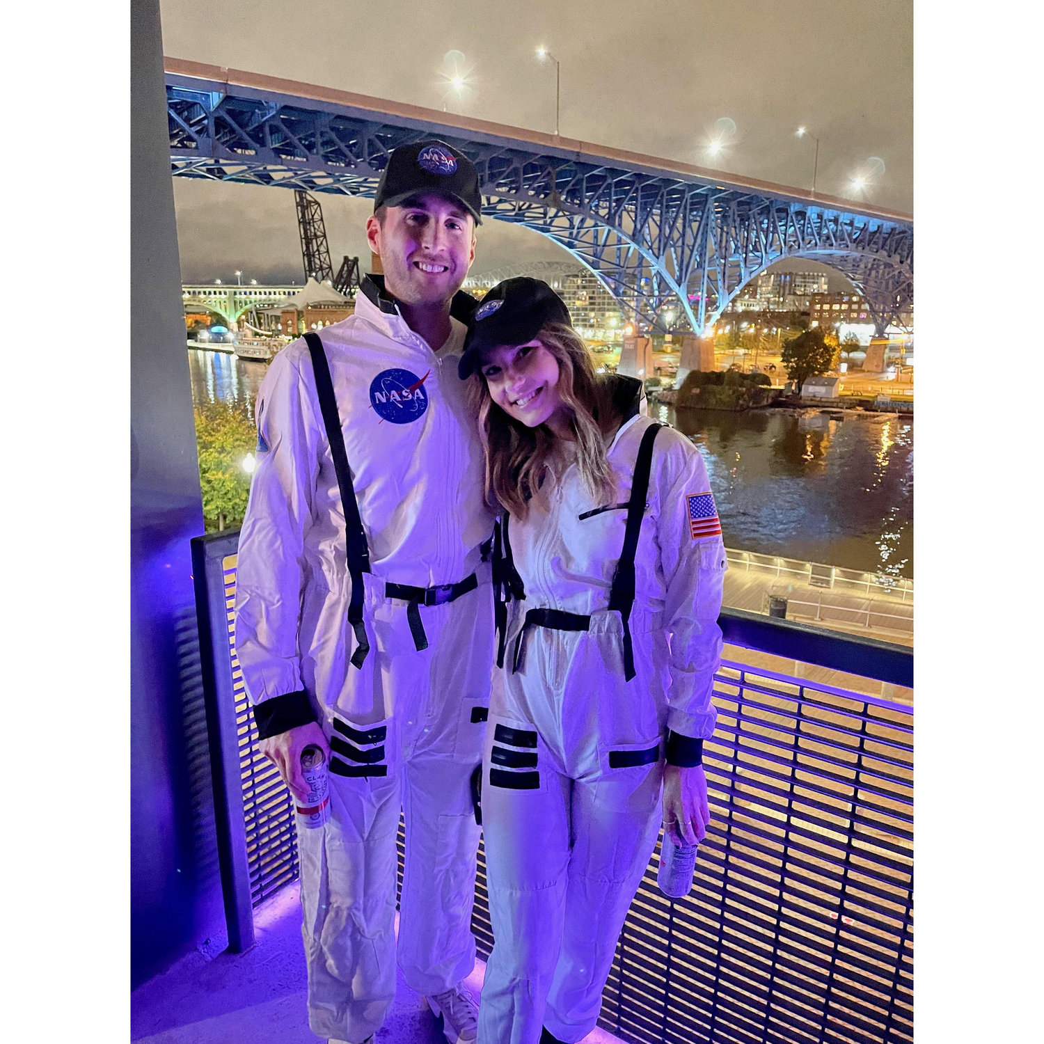 our first halloween together, to the moon!