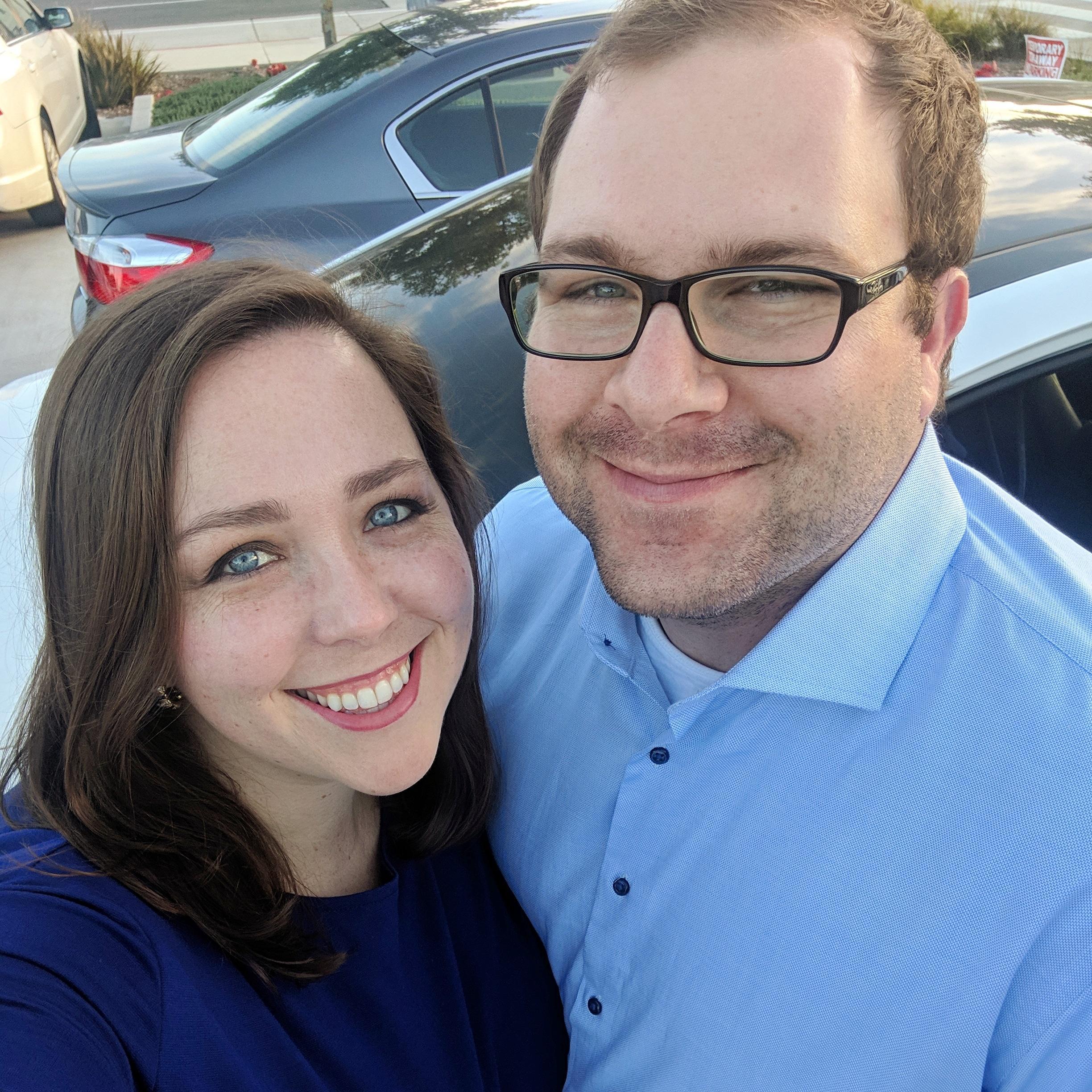 Cleaning up nicely at a Camp Kesem fundraiser, April 2019