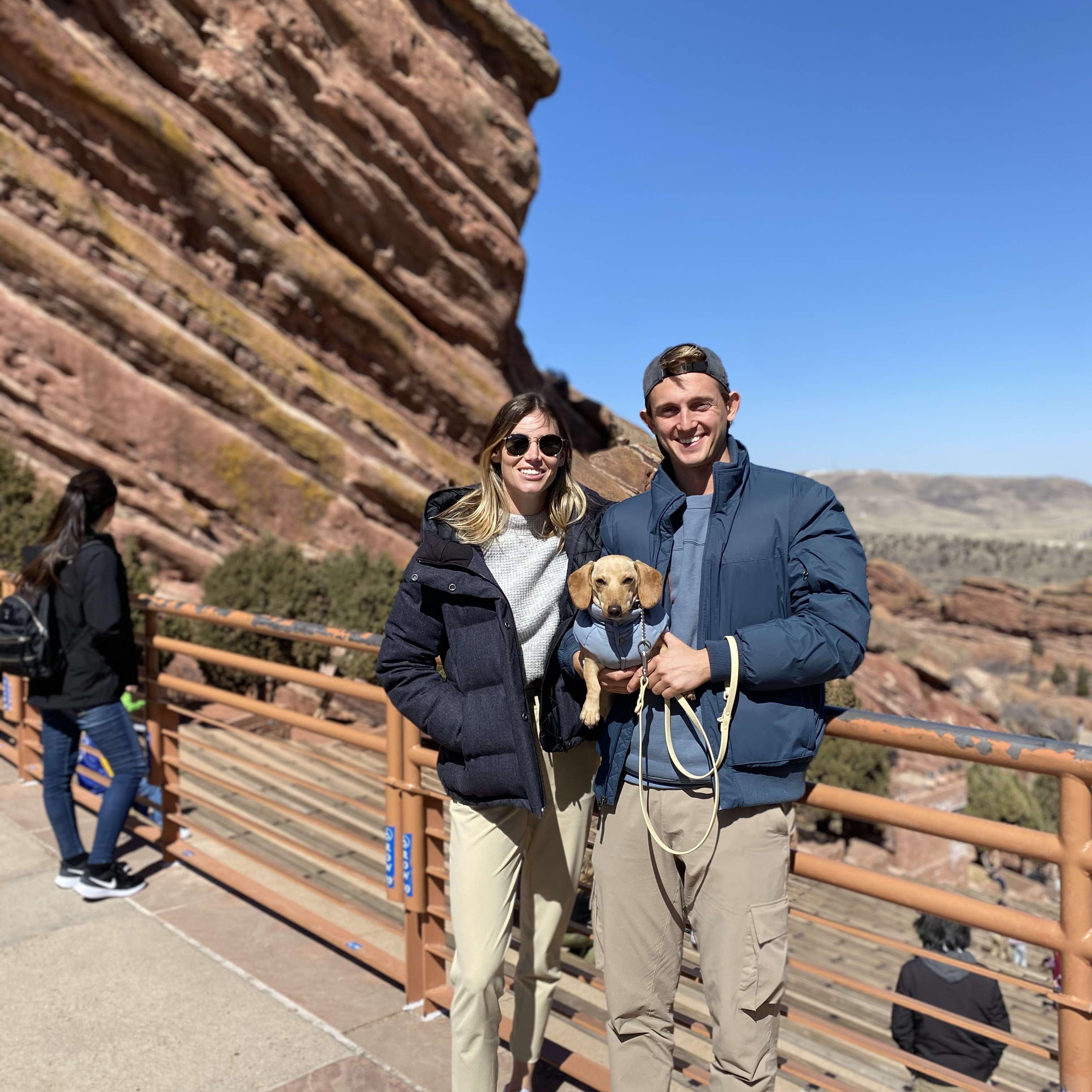 One of our first trips together as a family of three - Red Rocks