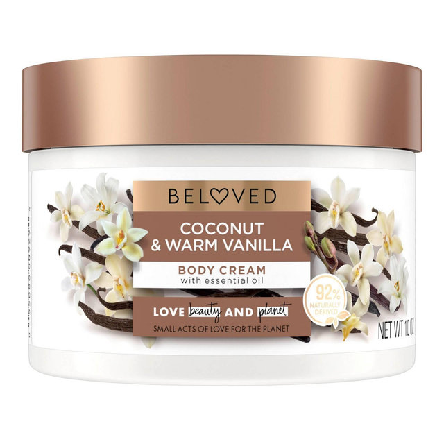 Beloved Coconut & Warm Vanilla Body Cream Lotion - 10oz