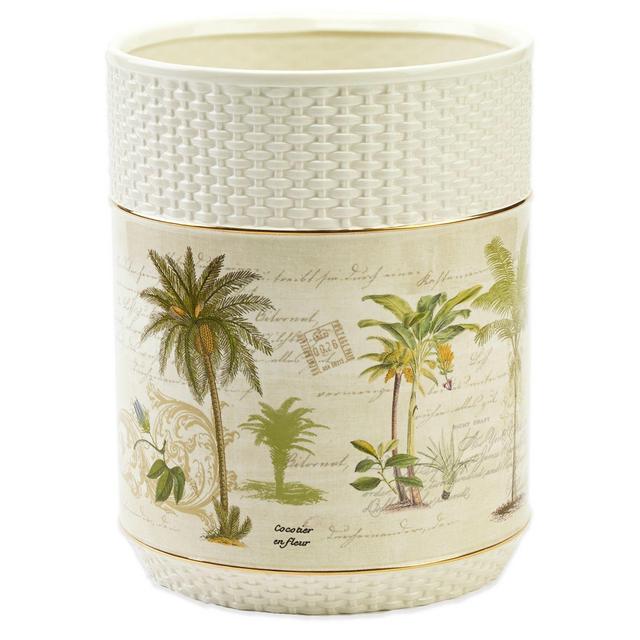 Avanti Colony Palm Wastebasket