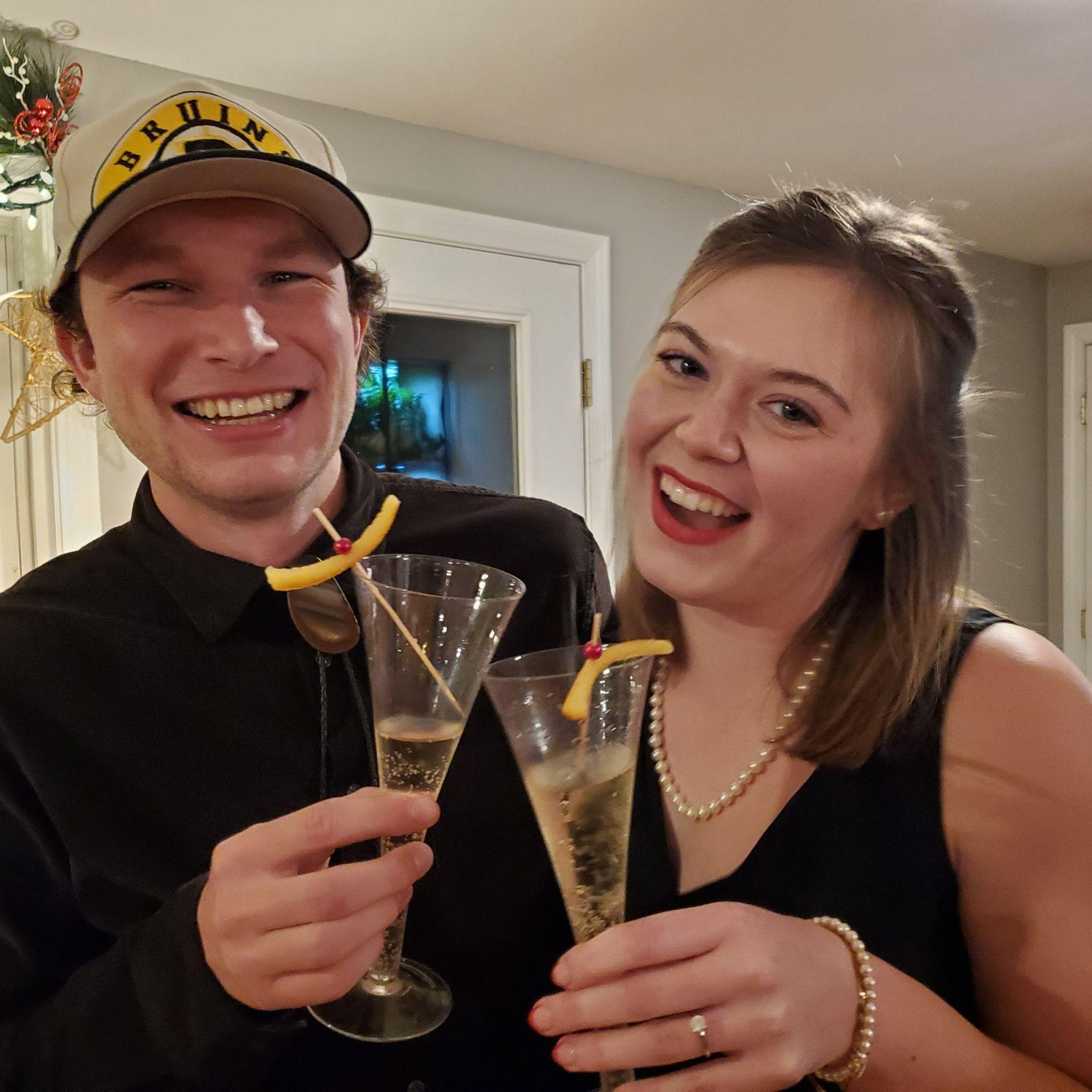 Right after getting engaged!