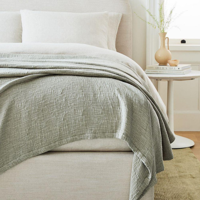Tencel Cotton Full/Queen Blanket, Elm