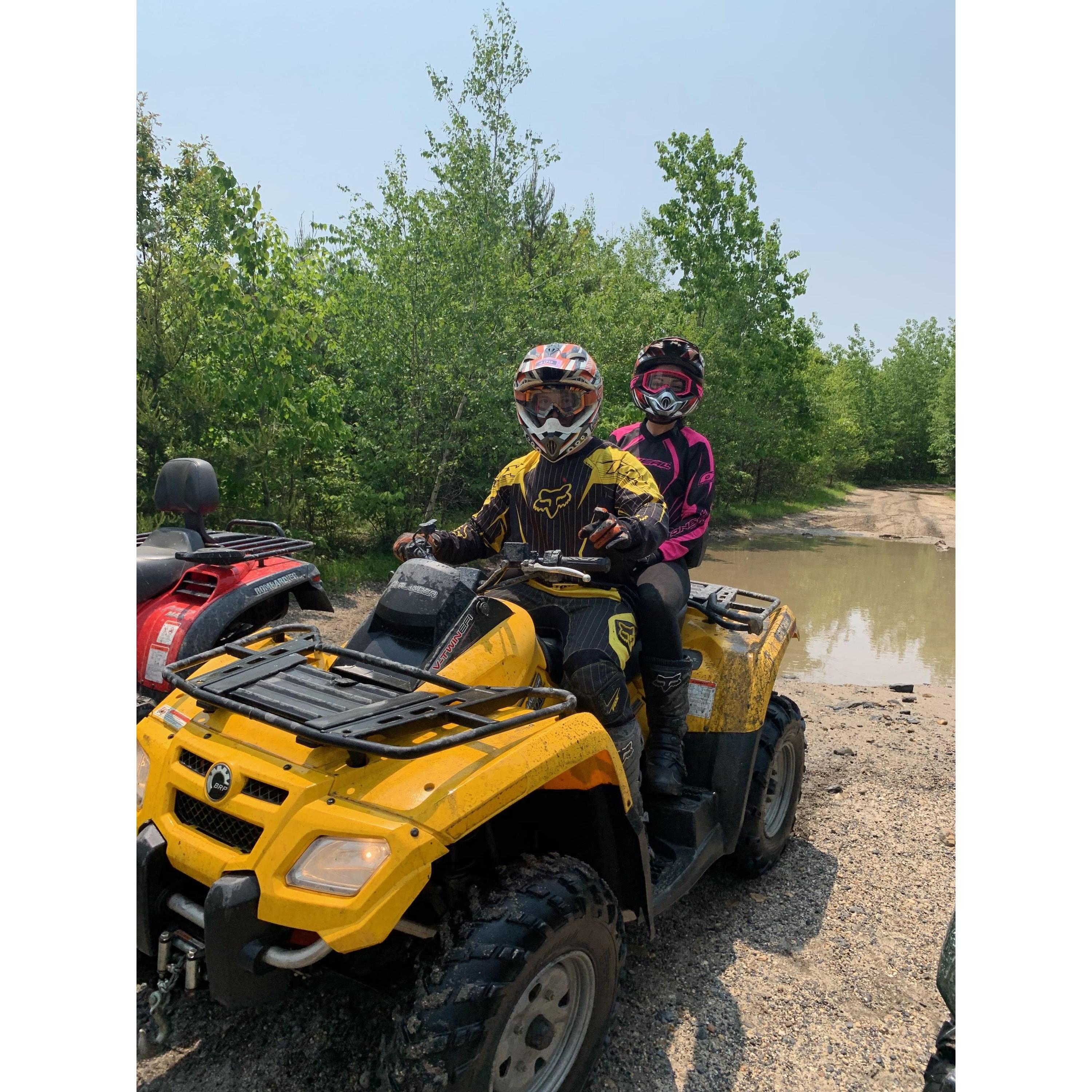 First time (for Beth) riding these bad boys ;)  2019