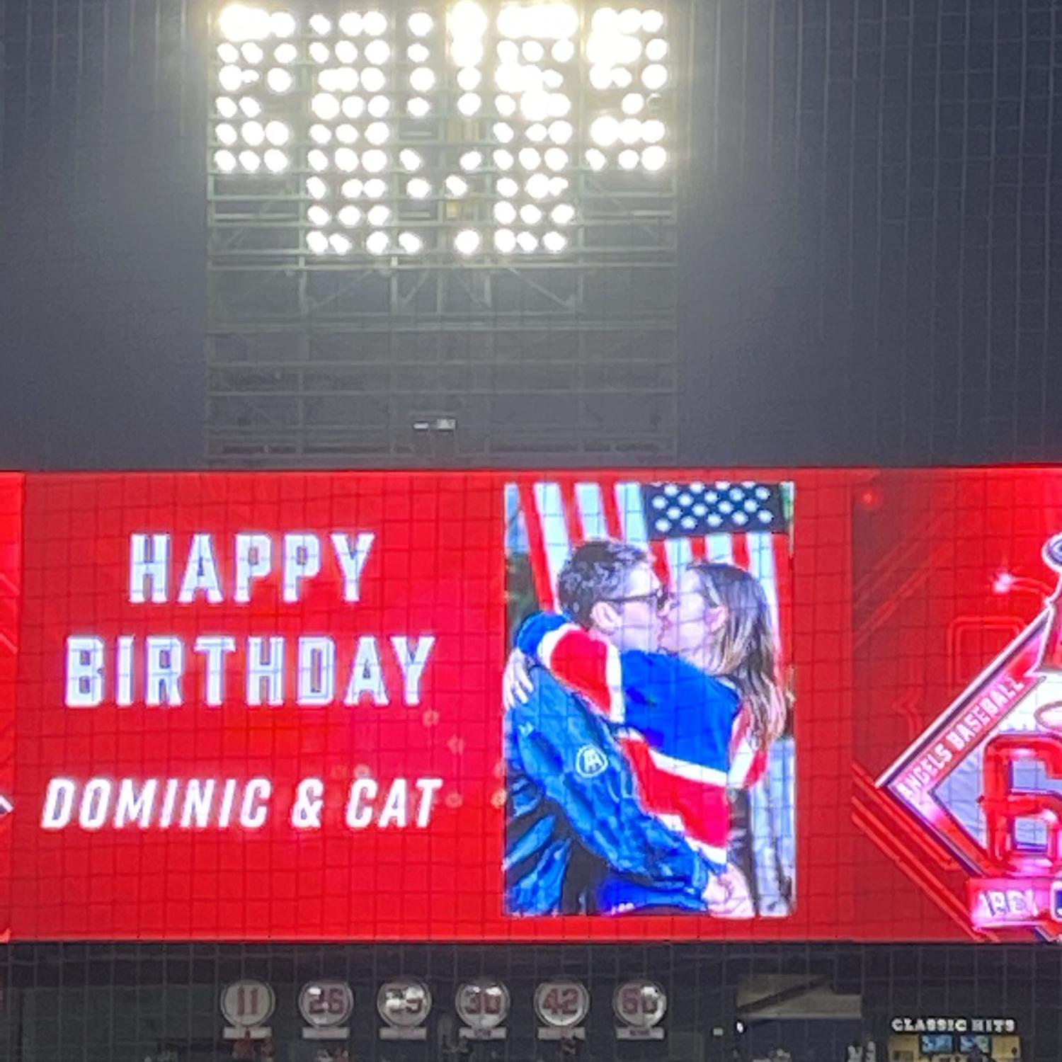 Cat’s birthday is on September 2nd and Dominic’s is on September 9th!