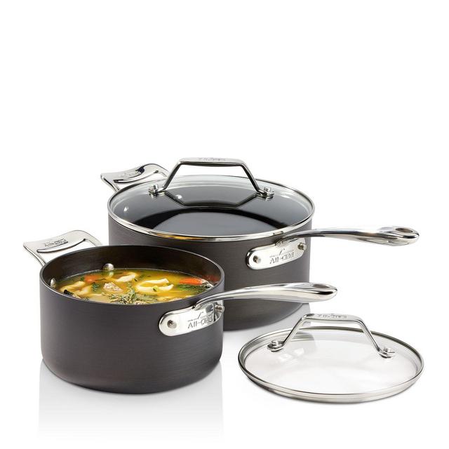 All-Clad Essentials Nonstick Sauce Pans Set