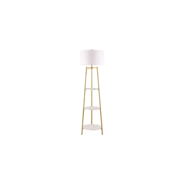 unipaws Standing Reading Light with Round Shelves