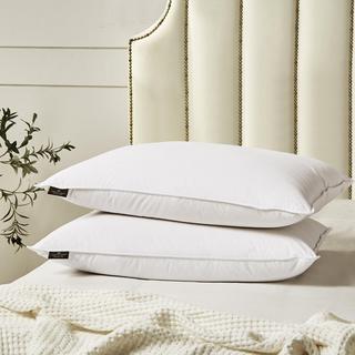 Organic Feather and Down Pillow, Set of 2