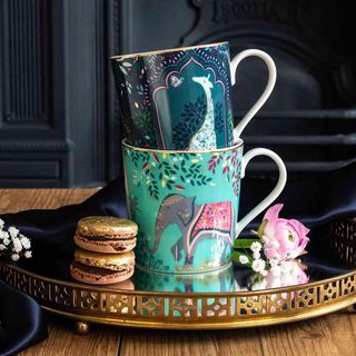 Sara Miller India Assorted Mug, Set of 4