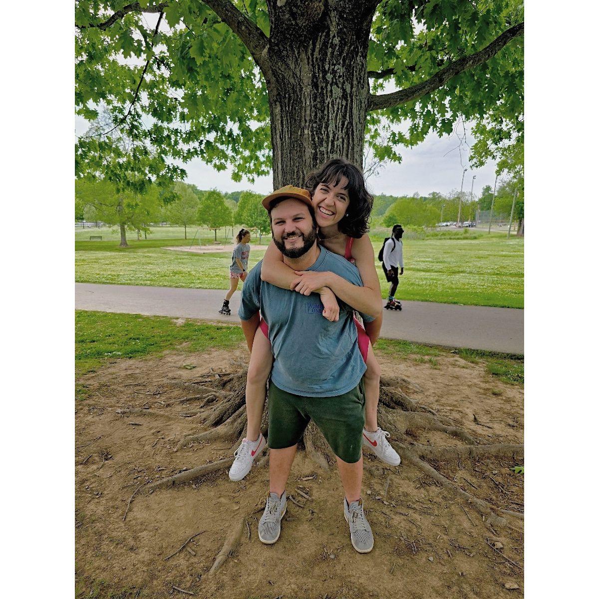 At Shelby Park with Emmy's fam