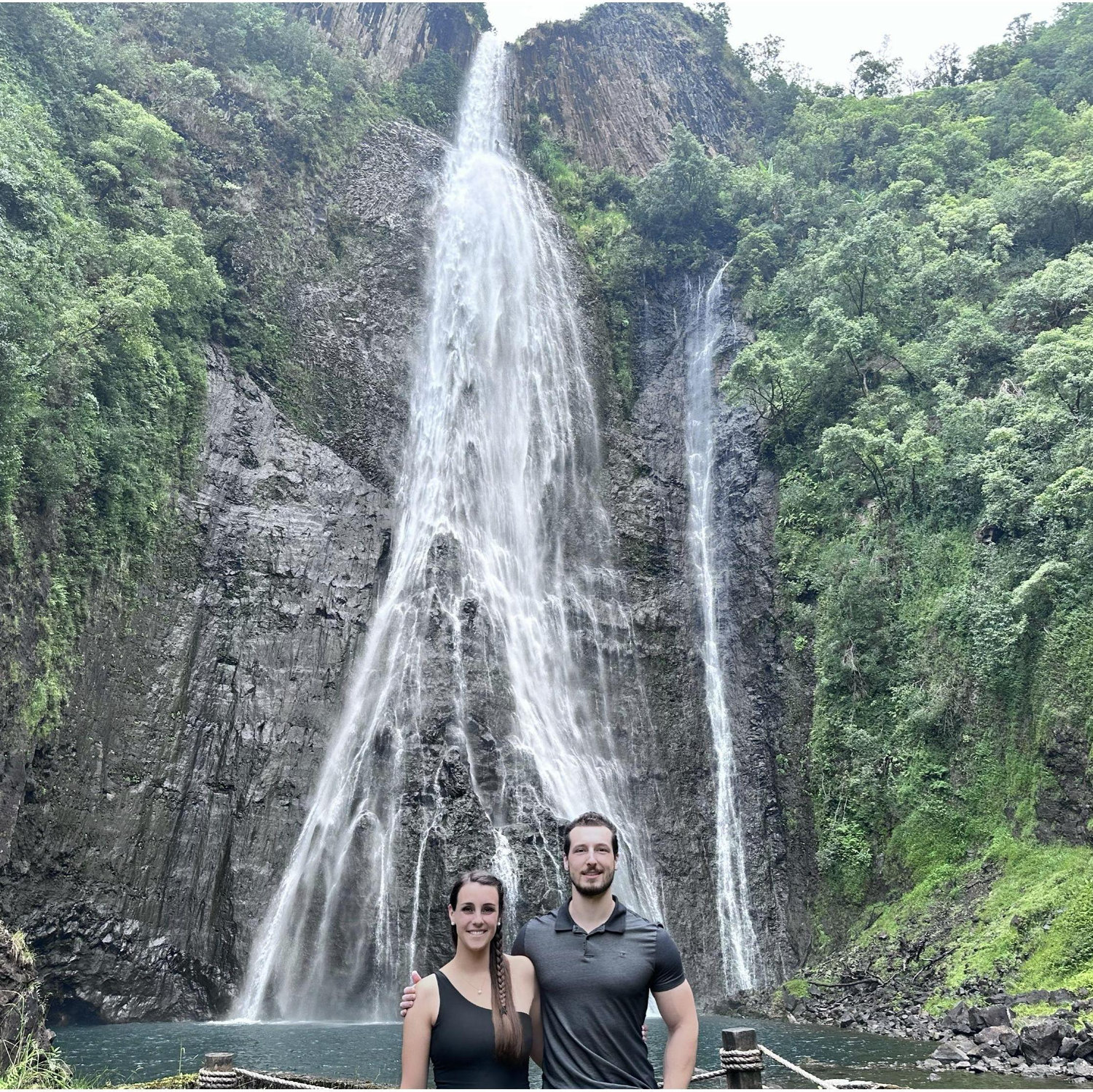 Our Engagement Day - September 7th, 2024 Jurassic Falls Helicopter Landing Adventure Kauai, Hawaii