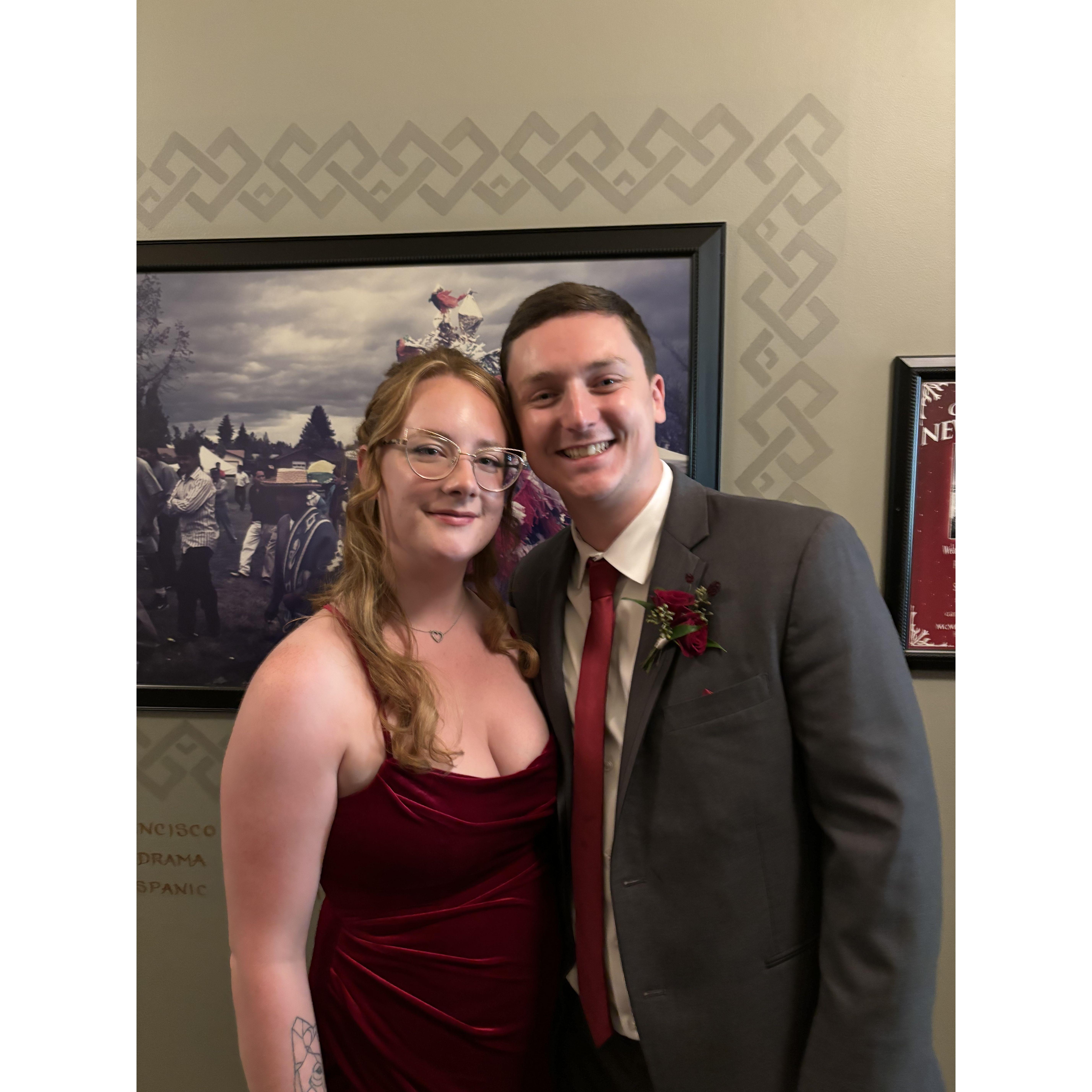 Celebrating Ryan and Beth Ehrenfelt's wedding. Aug. 2024