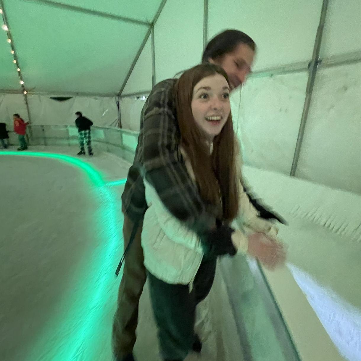 One of us is better at iceskating than the other... and it's not Lily
12/23