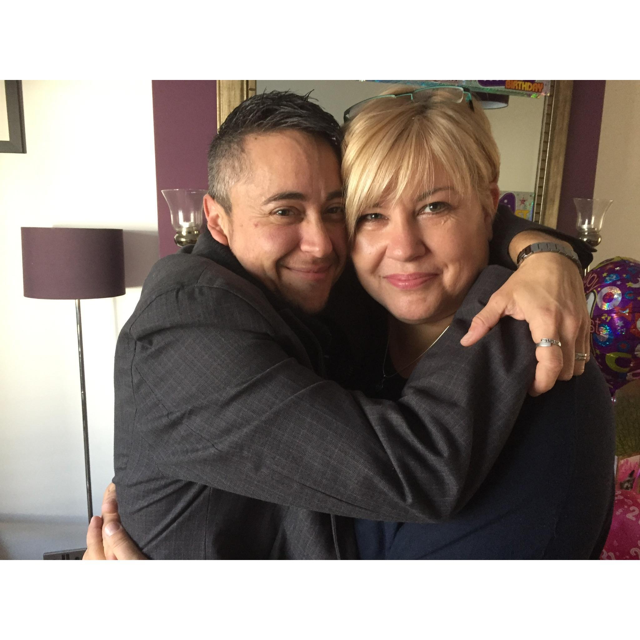 I wonder if he knew then, the madness of my world, he was entering!