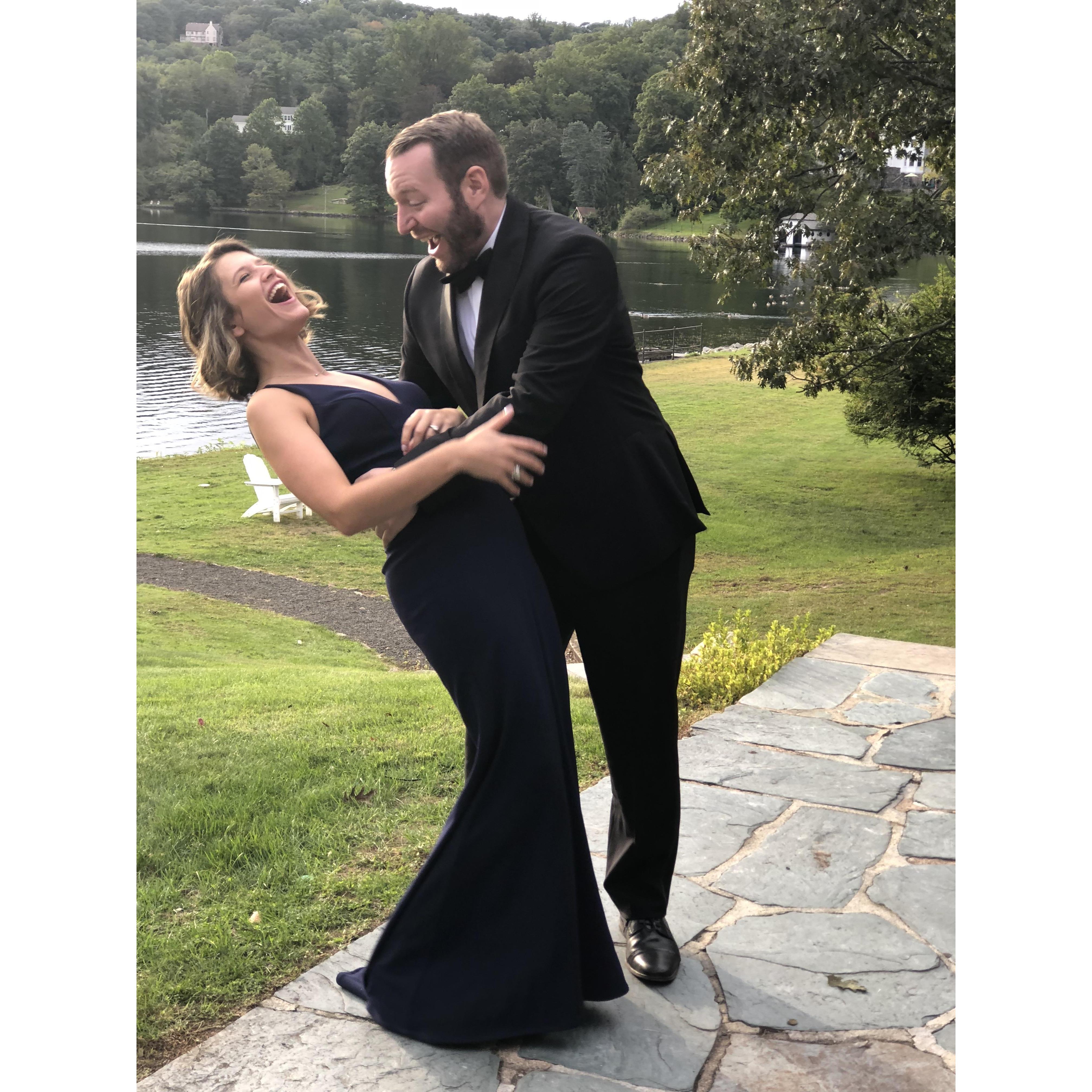 Celebrating our bridesmaid Morgan’s wedding in 2018!